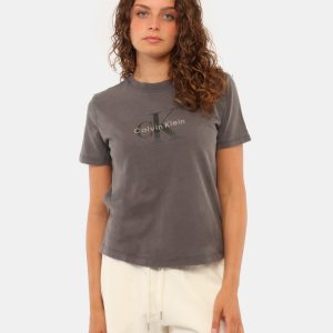 T-shirt Calvin Klein Grigia